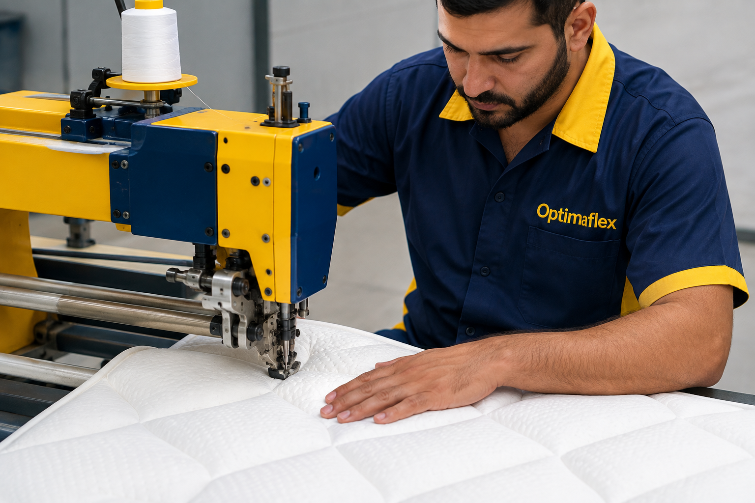 Industrial automated quilting and precision textile weaving