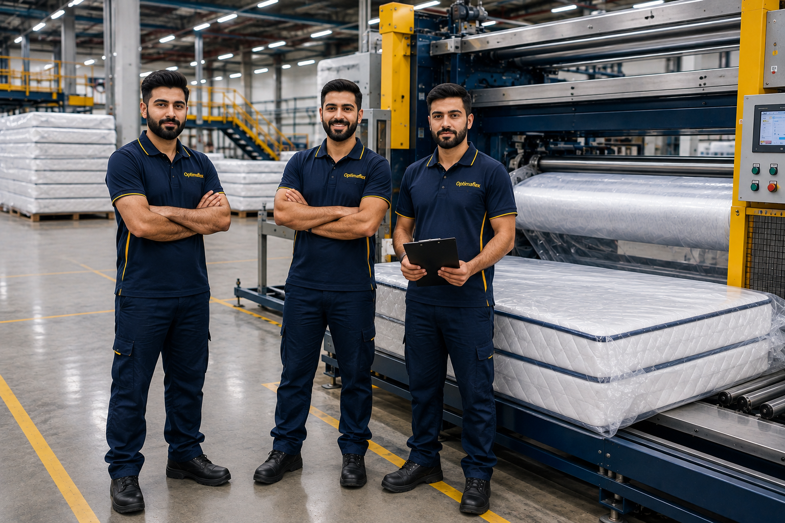 Optimaflex factory production engineering team